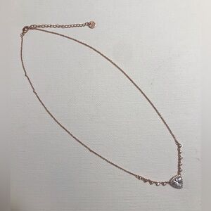 Bomb Party Dainty Rose Gold Tone Chain Necklace 17 inches plus extender